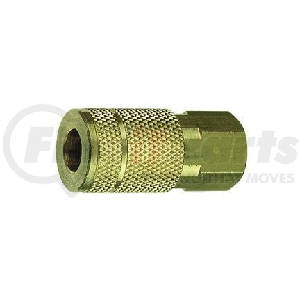 C6 by PLEWS - Hose Coupler, 3/8 in. TF, 3/8 in. FNPT, Plated Steel, 300 psi