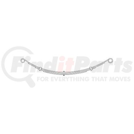 97-352 by TRIANGLE SUSPENSION - For Jeep, F Spr,; OEM# ; SE Length: ; LE Length: ; SE End: ; LE End: ; Grading