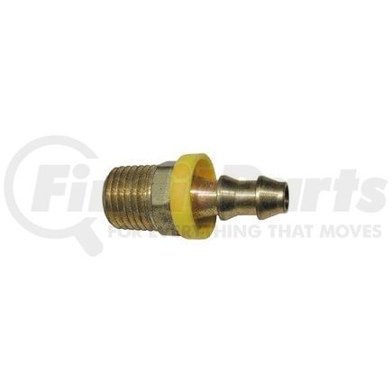 408 by PLEWS - Fitting, Male Barb, 1/2" ID x 1/4" MNPT
