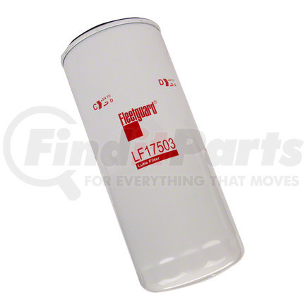 LF17503 by FLEETGUARD - Engine Oil Filter - 10.24 in. Height, 4.33 in. (Largest OD), Volvo 21707133