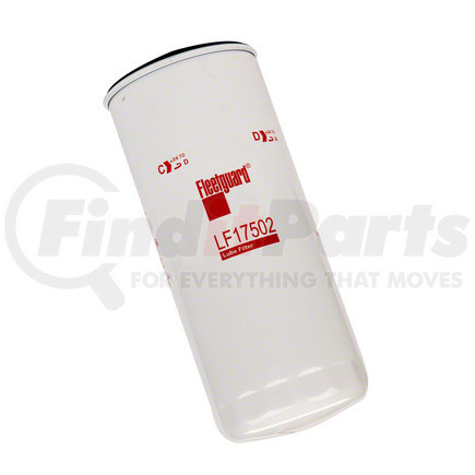 LF17502 by FLEETGUARD - Engine Oil Filter - 10.24 in. Height, 4.32 in. (Largest OD)