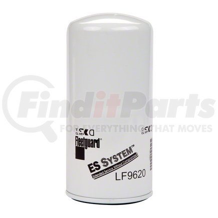 LF9620 by FLEETGUARD - Engine Oil Filter - 9.82 in. Height, 4.67 in. (Largest OD), StrataPore Media