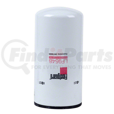 LF9548 by FLEETGUARD - Engine Oil Filter - 9.36 in. Height, 4.66 in. (Largest OD), StrataPore Media
