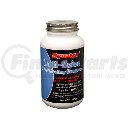 49558 by DYNATEX - Aluminum Anti-Seize & Lubricating Compound - 8 Oz. Brush Top Bottle