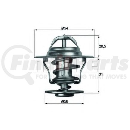TX13-87D by HELLA - THERMOSTAT INSERT AU