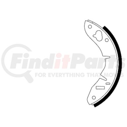 HELLA 355000011 Drum Brake Shoe DRUM BRAKE SHOE KIT