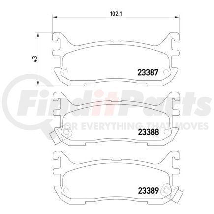 355009911 by HELLA - Disc Brake Pad Set