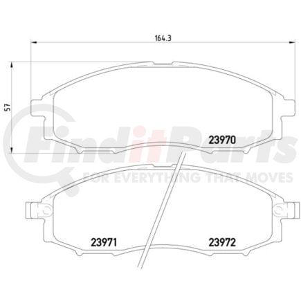 355010671 by HELLA - Disc Brake Pad Set