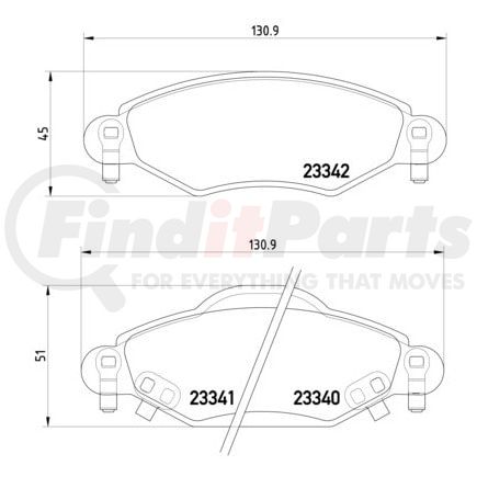 HELLA 355010791 Disc Brake Pad Set Disc Brake Pad Set