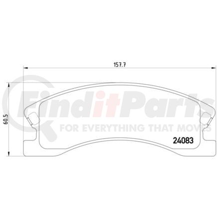 355011541 by HELLA - Disc Brake Pad Set