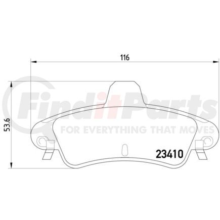 355012191 by HELLA - Disc Brake Pad Set