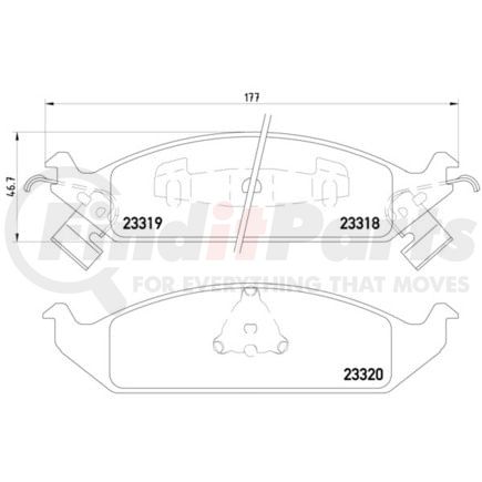 355013281 by HELLA - Disc Brake Pad Set