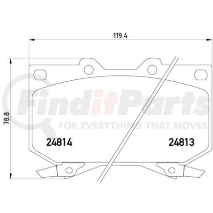 355014711 by HELLA - Disc Brake Pad Set