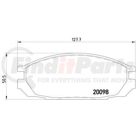 355006251 by HELLA - Disc Brake Pad Set