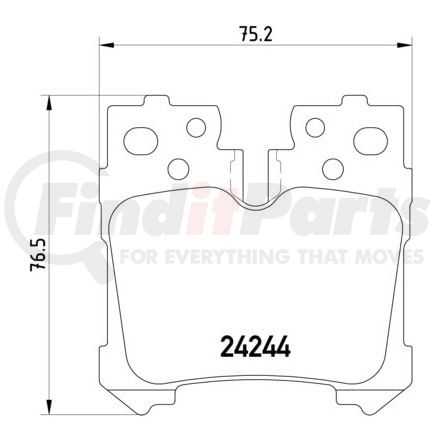 355006651 by HELLA - Disc Brake Pad Set