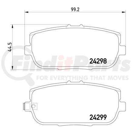 355006781 by HELLA - Disc Brake Pad Set