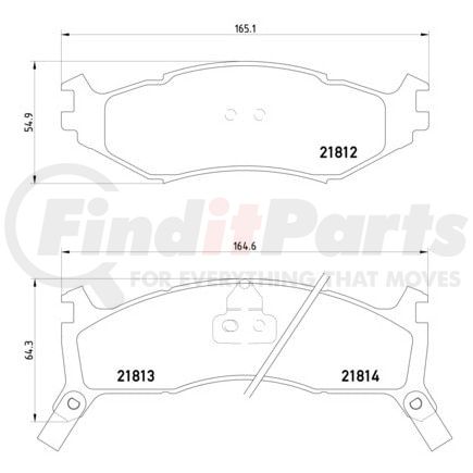 355008221 by HELLA - Disc Brake Pad Set