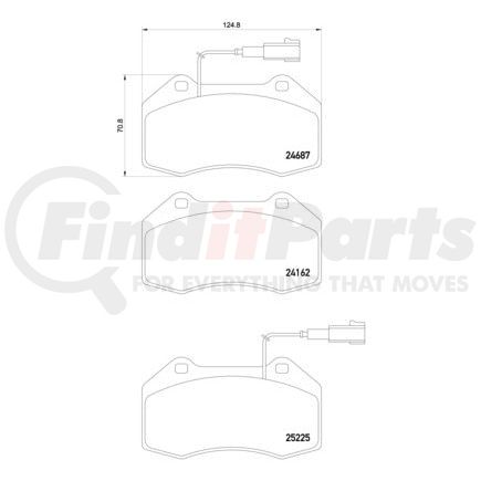 355016141 by HELLA - Disc Brake Pad Set