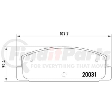 355016761 by HELLA - Disc Brake Pad Set