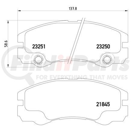 HELLA 355017131 Disc Brake Pad Set Disc Brake Pad Set