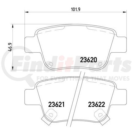 355017331 by HELLA - Disc Brake Pad Set