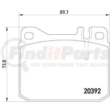 HELLA 355017481 Disc Brake Pad Set Disc Brake Pad Set