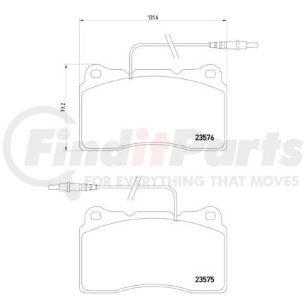 355018671 by HELLA - Disc Brake Pad Set