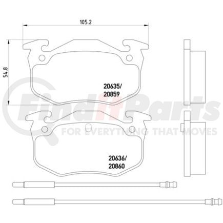 355018921 by HELLA - Disc Brake Pad Set