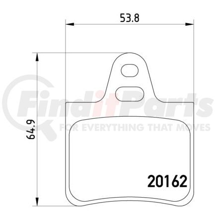 355019011 by HELLA - Disc Brake Pad Set