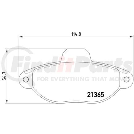 355019091 by HELLA - Brake Pad