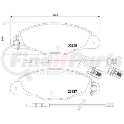 355019331 by HELLA - Disc Brake Pad Set