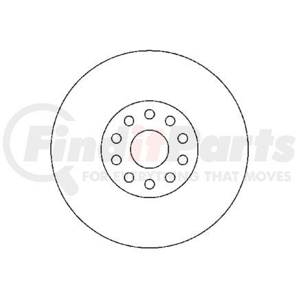 355108911 by HELLA - Brake Rotor