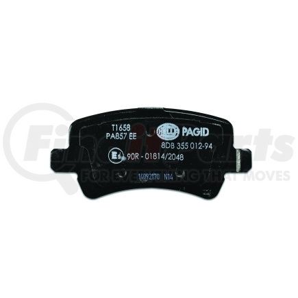 355012941 by HELLA - Disc Brake Pad Set