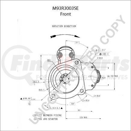 M93R3003SE by LEECE NEVILLE - Heavy Duty Starter Motor