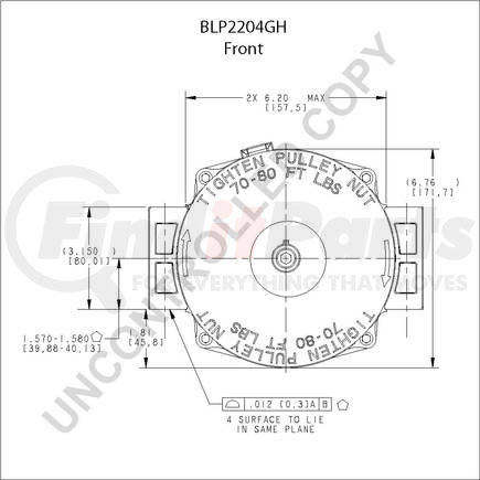 BLP2204GH by LEECE NEVILLE - High Output Alternator