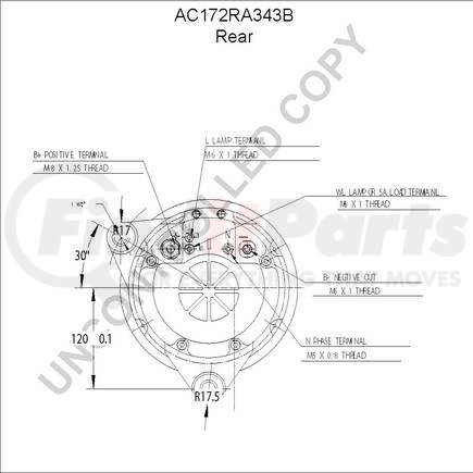 AC172RA343B by LEECE NEVILLE - High Output Alternator