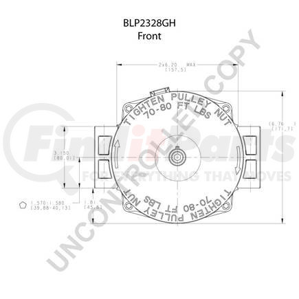 BLP2328GH by LEECE NEVILLE - High Output Alternator
