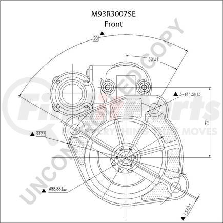 M93R3007SE by LEECE NEVILLE - Heavy Duty Starter Motor