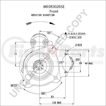 M93R3026SE by LEECE NEVILLE - Heavy Duty Starter Motor