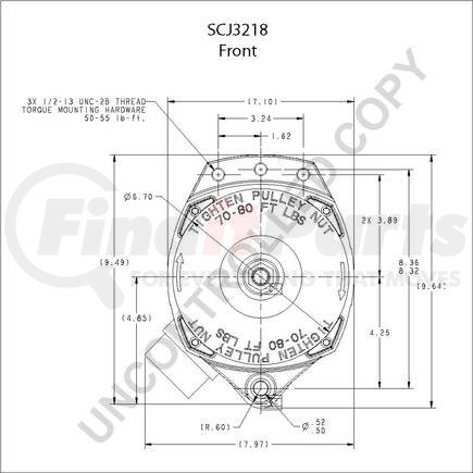 SCJ3218 by LEECE NEVILLE - High Output Alternator