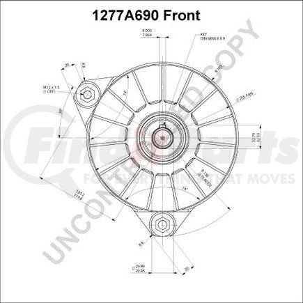 1277A690 by LEECE NEVILLE - High Output Alternator