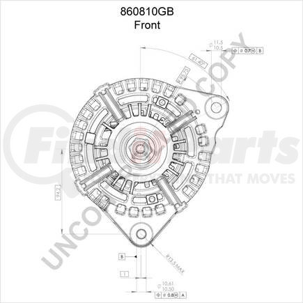 860810GB by LEECE NEVILLE - High Output Alternator