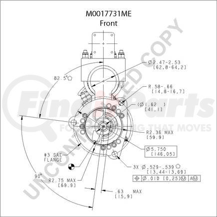 M0017731ME by LEECE NEVILLE - Heavy Duty Starter Motor