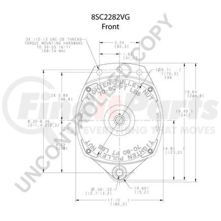 8SC2282VG by LEECE NEVILLE - High Output Alternator