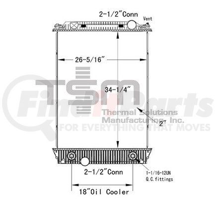 0437244P by THERMAL SOLUTIONS MFG. - Radiator