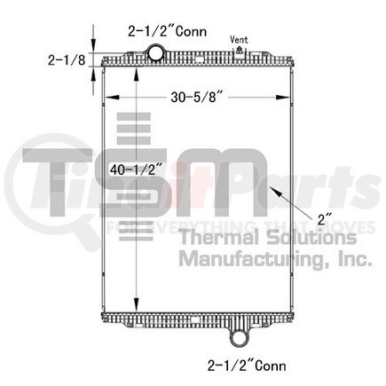 0437275P by THERMAL SOLUTIONS MFG. - Radiator