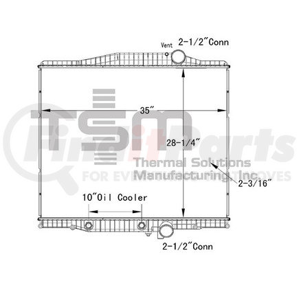 0437434P by THERMAL SOLUTIONS MFG. - Radiator