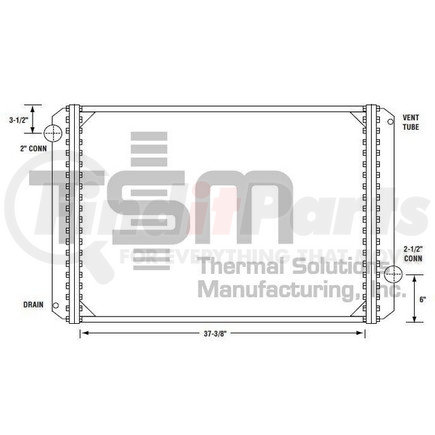 437114 by THERMAL SOLUTIONS MFG. - Radiator