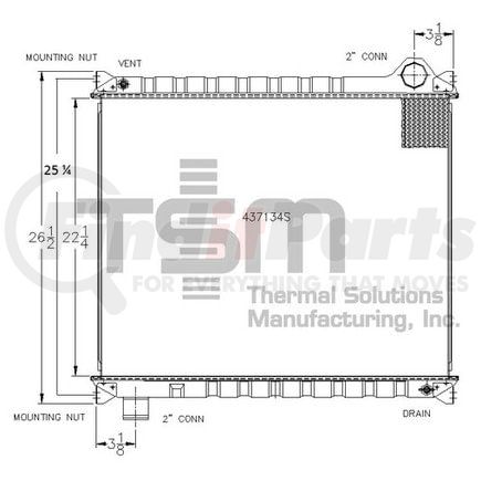 0437134S by THERMAL SOLUTIONS MFG. - Radiator
