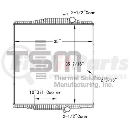 0437432P by THERMAL SOLUTIONS MFG. - Radiator